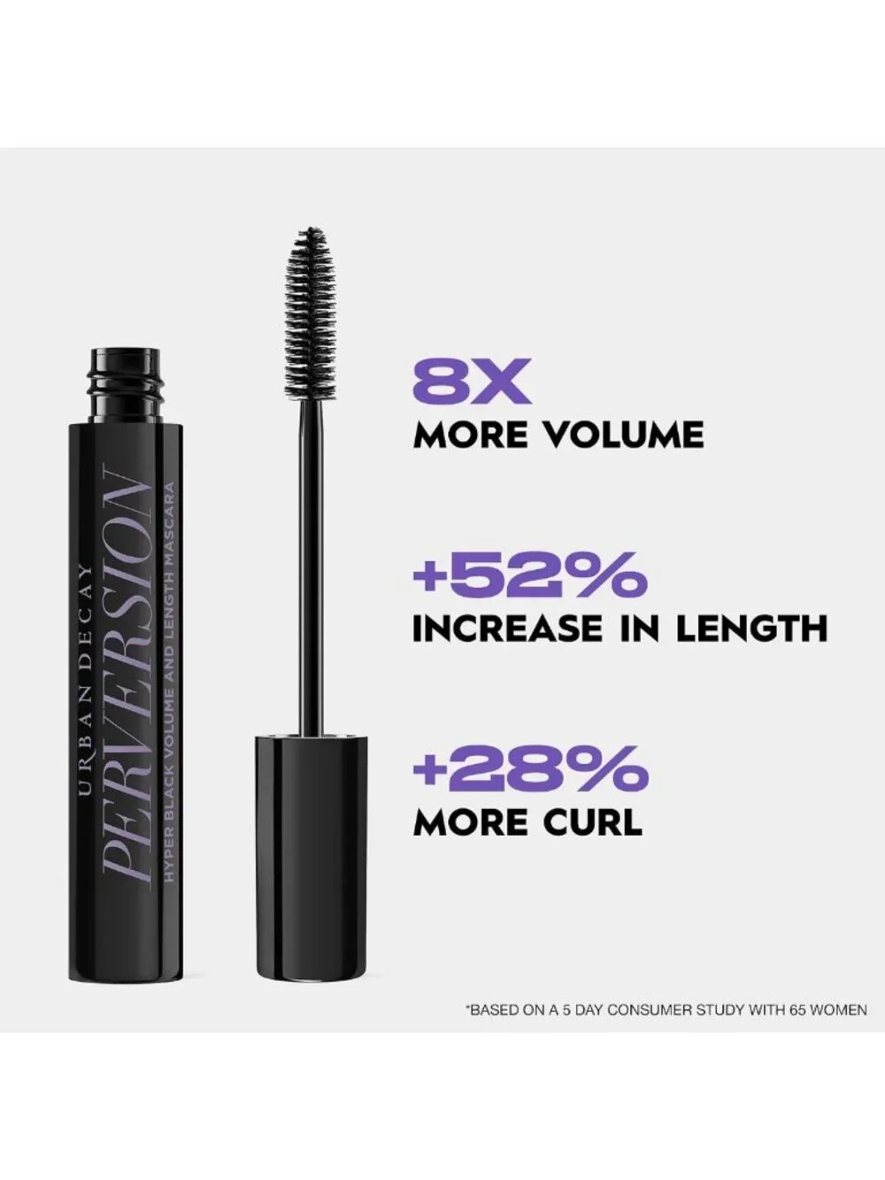 Volumizing Black Mascara - Lengthening, Smudge-Resistant, Flake-Free, 16HR Wear